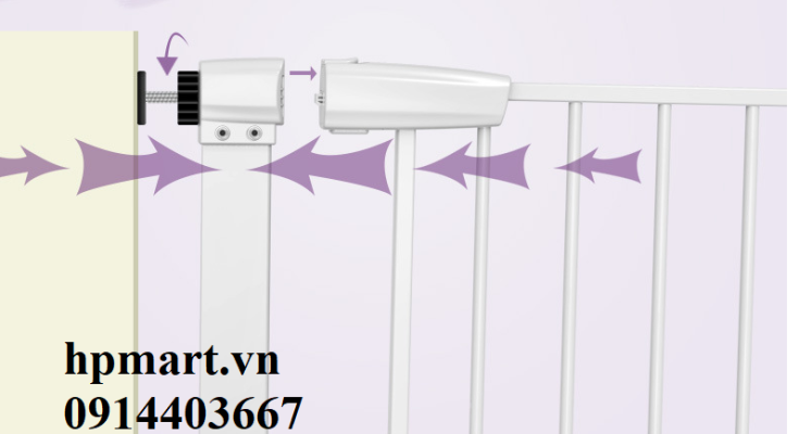 chặn cửa không khoan panda 819 lặp đặt chắn không khoan