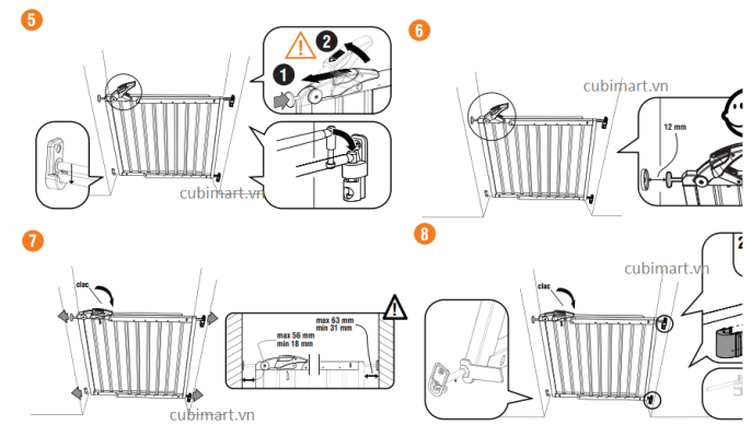thanh chắn cửa bằng gỗ nicko hướng dẫn lắp đặt thanh chắn cửa bằng gỗ nicko